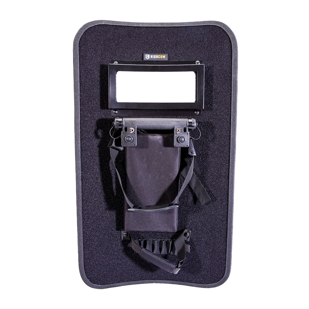 Bellfire LTS Light Tactical Shield Level IIIA Back FoxFury B70 Handle