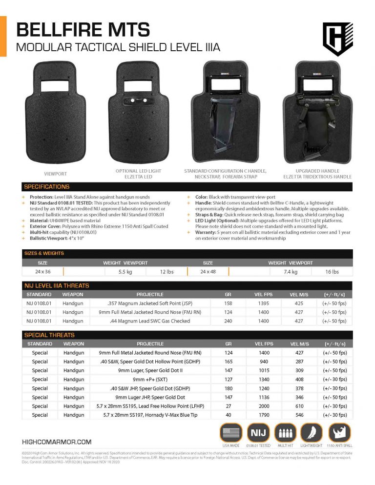 Bellfire MTS IIIA Product Spec