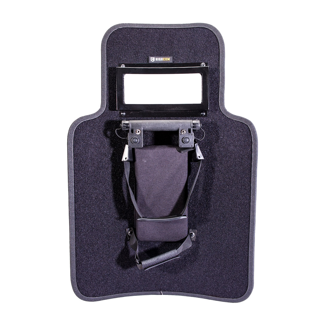 Bellfire LTS Light Tactical Shield Level IIIA Back FoxFury B70 Handle