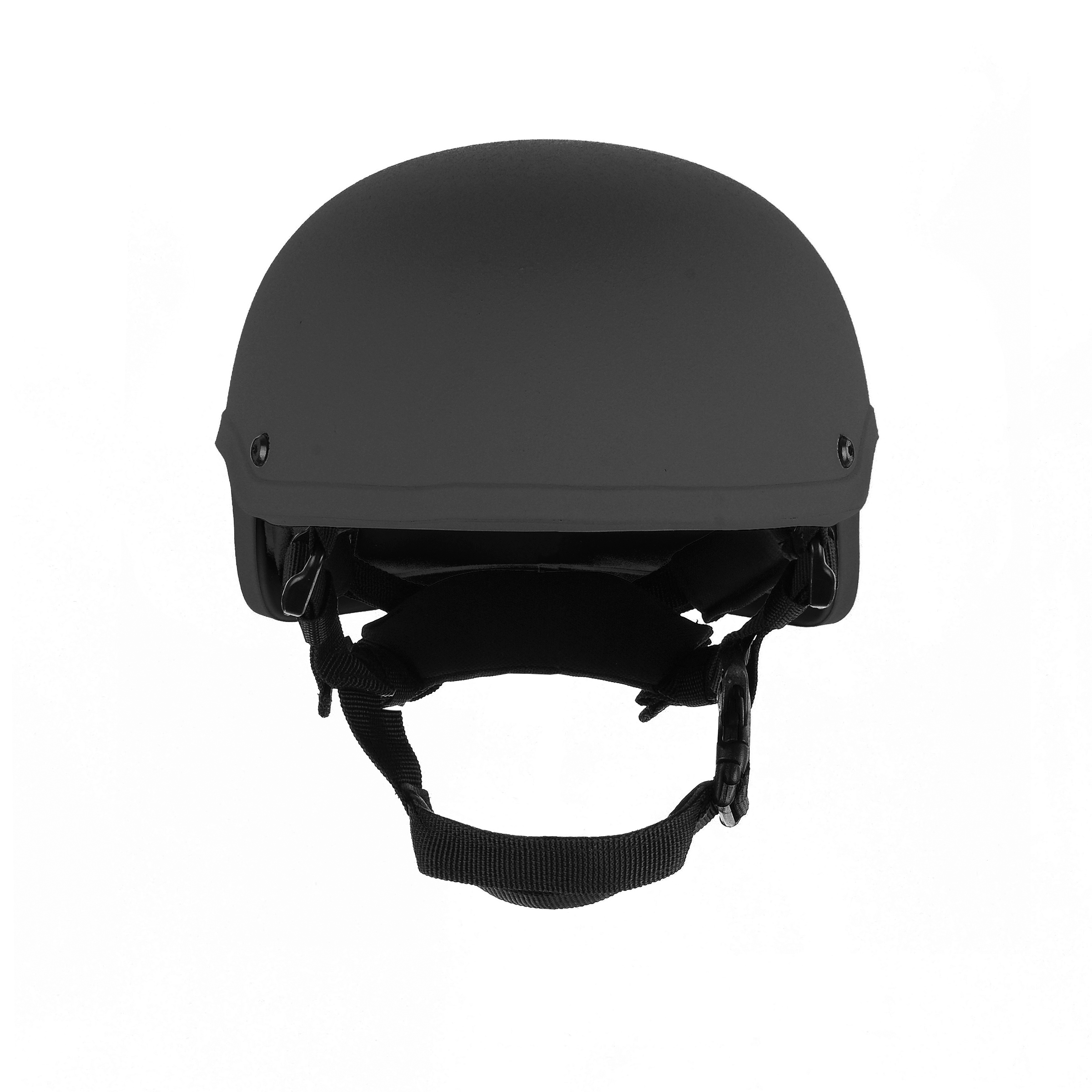 Striker HPACHHC High Performance Advanced Combat Helmet Level IIIA High Cut Ratchet Dial Harness Black Front View