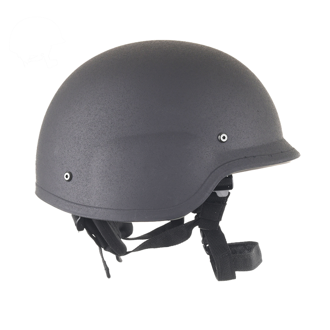 HighCom Armor Striker PLTp4 PASGT Helmet Side View Black
