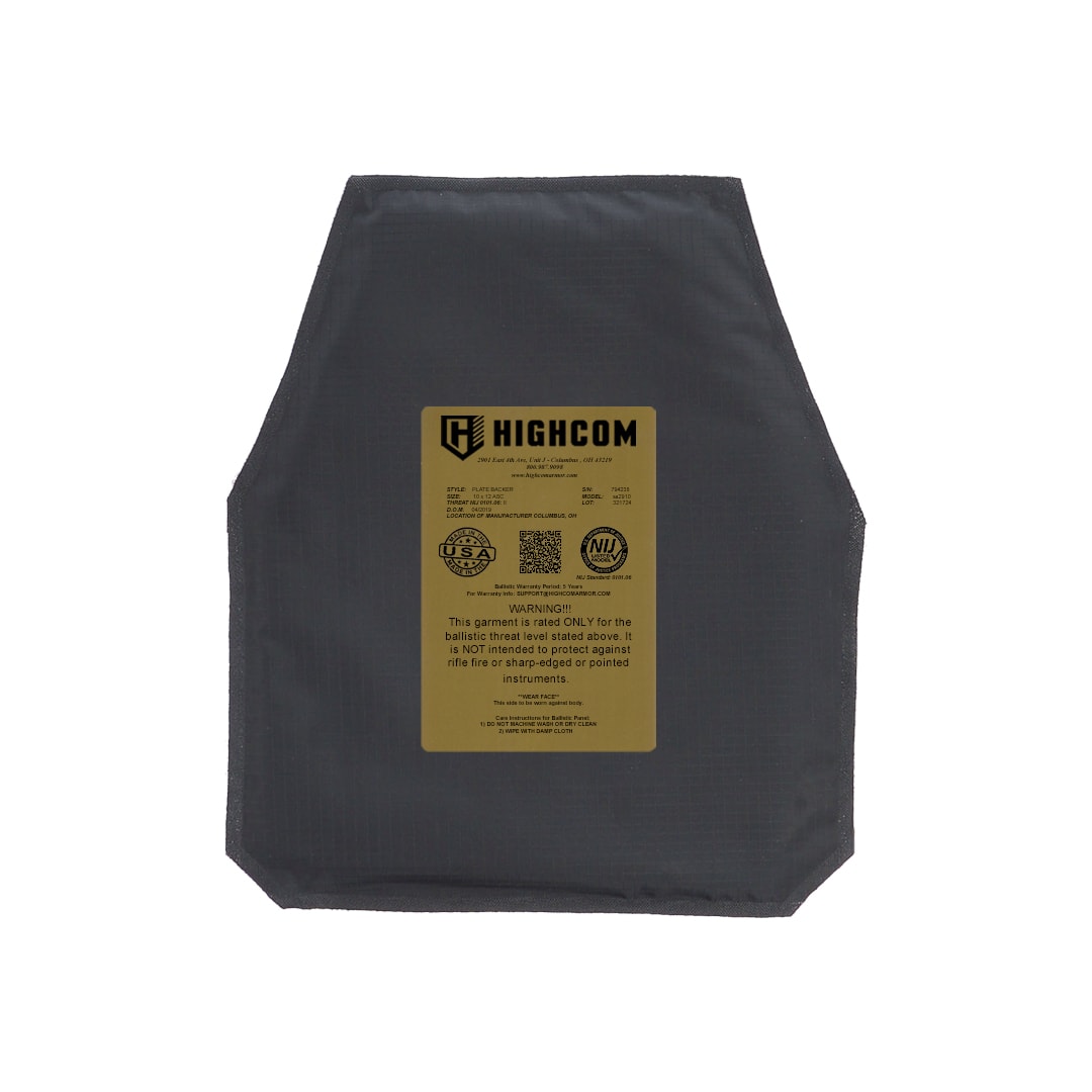 Trooper sa2910 Soft Armor Plate Backer Swimmer Cut