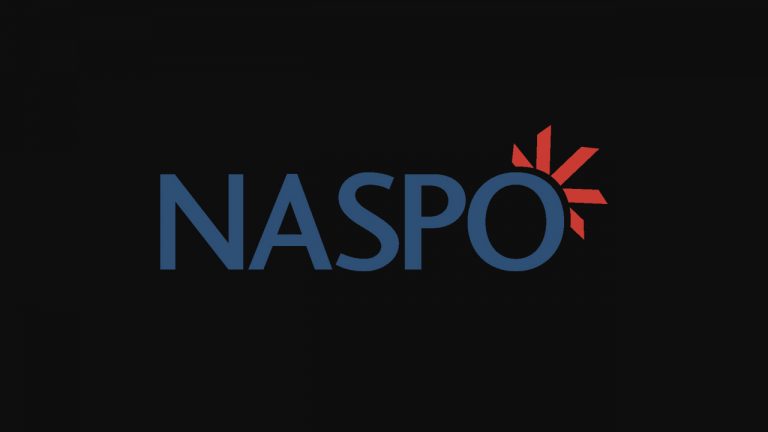 Image of NASPO Logo on black background