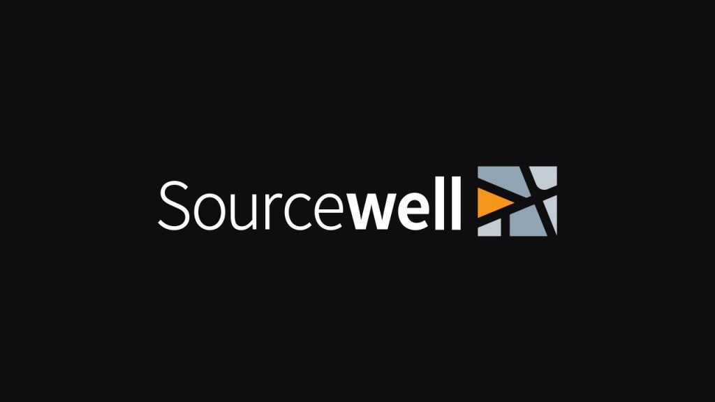 Image of Sourcewell Logo on black background