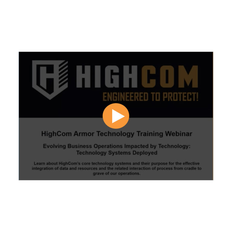HighCom Armor Training Webinar Screenshot