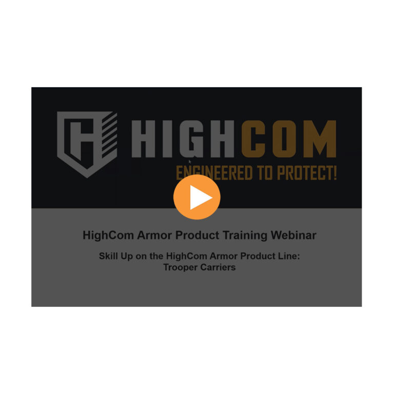 HighCom Armor Training Webinar Screenshot