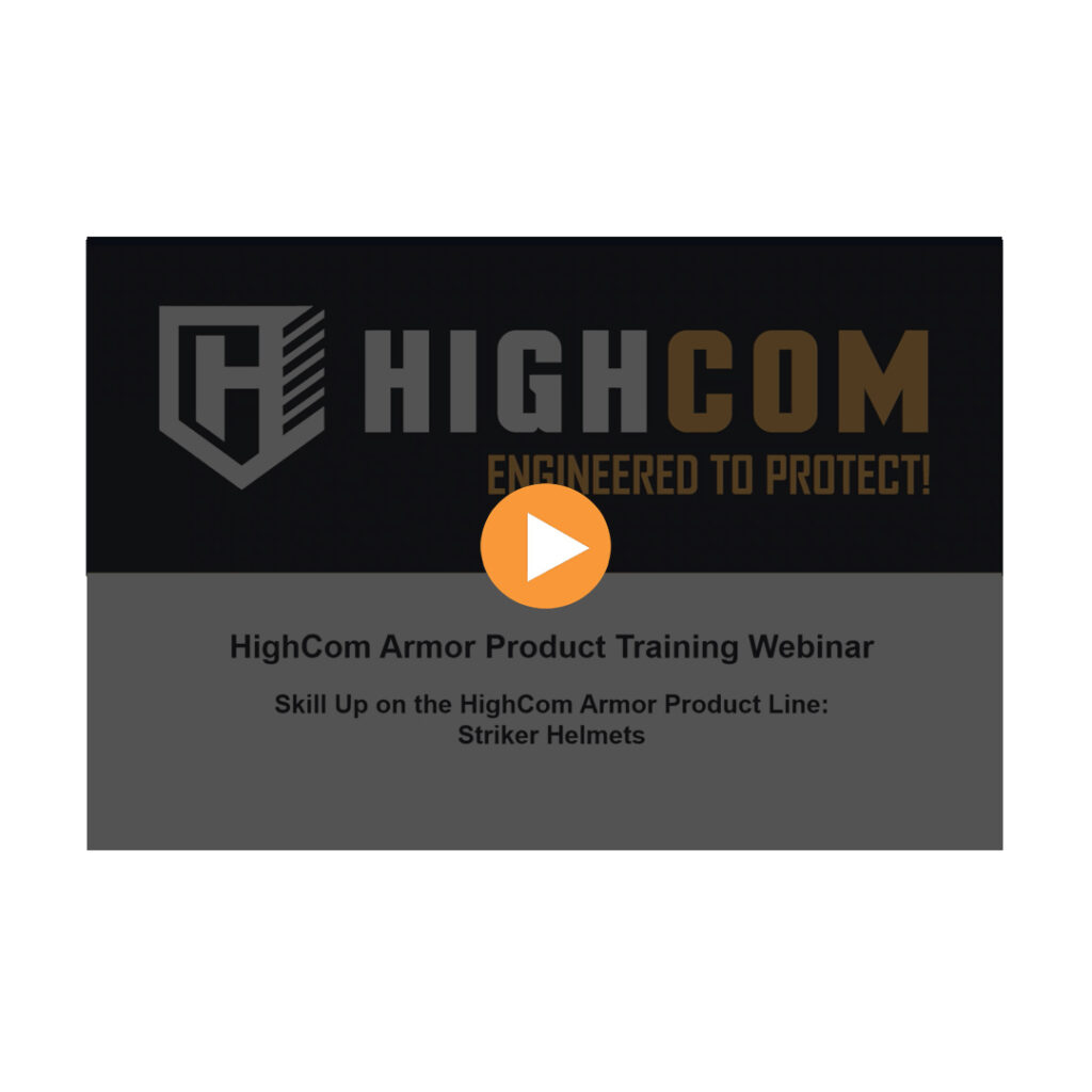 HighCom Armor Training Webinar Screenshot