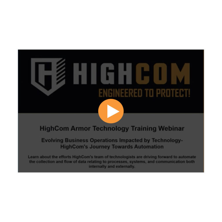 HighCom Armor Training Webinar Screenshot