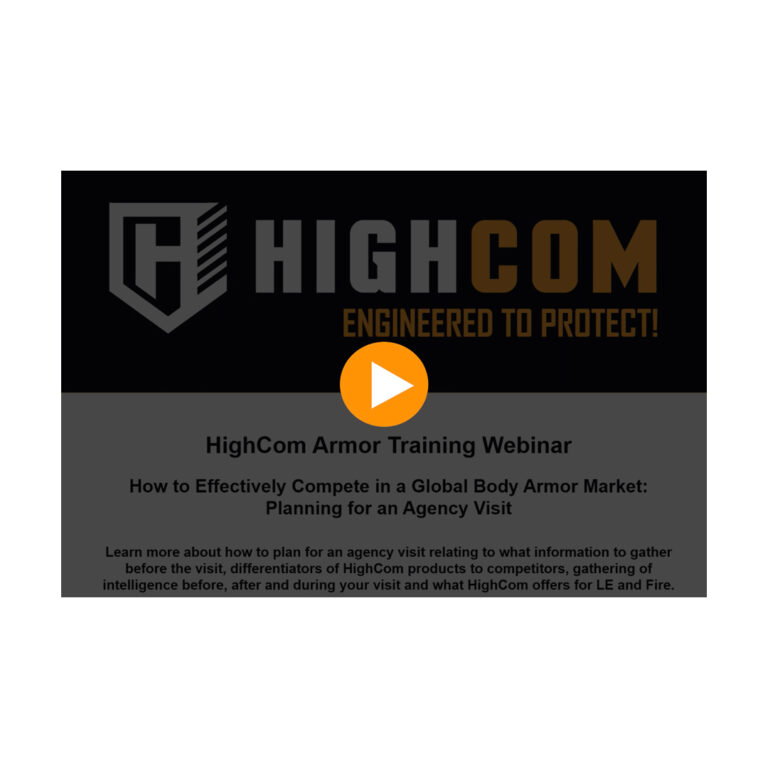 HighCom Armor Training Webinar Screenshot