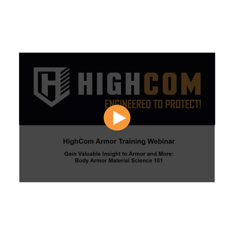 HighCom Armor Training Webinar Screenshot