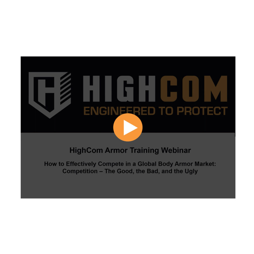 HighCom Armor Training Webinar Screenshot