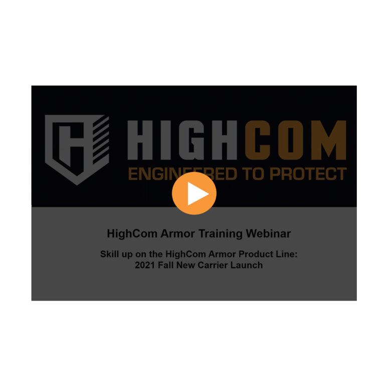 HighCom Armor Training Webinar Screenshot