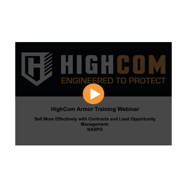 HighCom Armor Training Webinar Screenshot