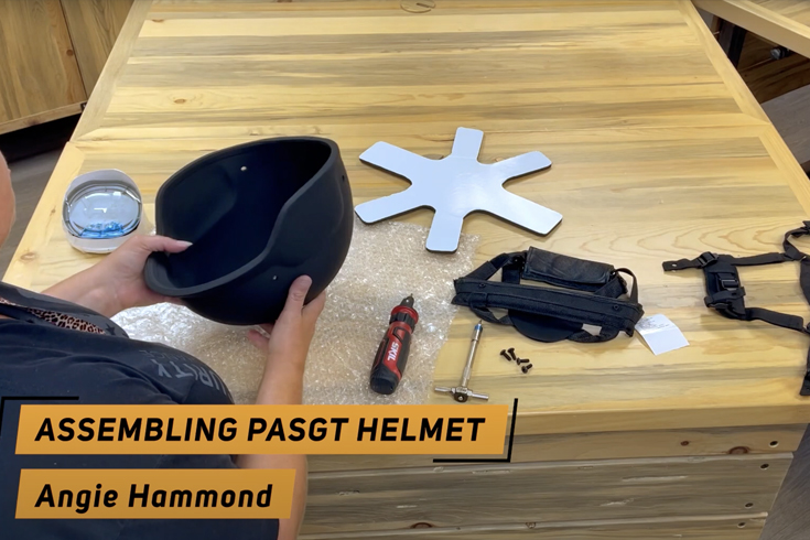 Assembling Striker PASGT PLT Helmet